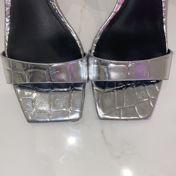 SIGERSON Morrison Carmel silver sandal - Picture 5 of 6